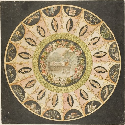 Design for a Circular Ceiling Decoration
