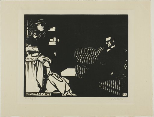 Getting Ready for a Visit, plate eight from Intimacies