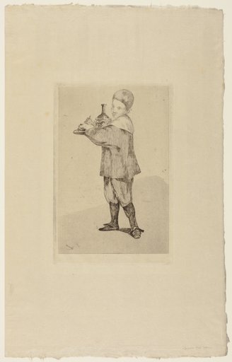 The Boy Carrying a Tray