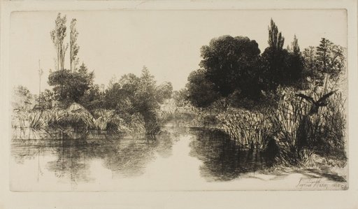 Shere Mill Pond, No. II (large plate)