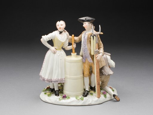 Farm Group of Three Figures