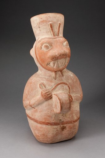 Jar in the Form of an Anthropomorphic Seal Playing a Drum
