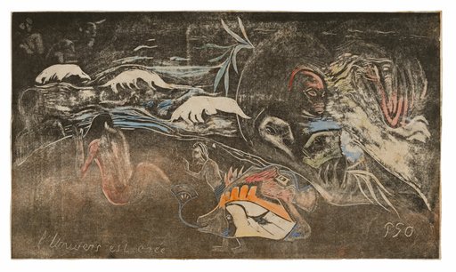 L’univers est créé (The Universe Is Being Created), from the Noa Noa Suite