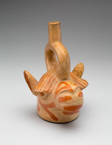 Vessel in the Form of the Head of a Llama