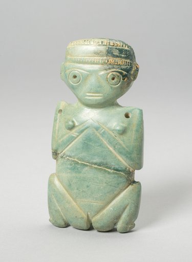 Squatting Female Figurine