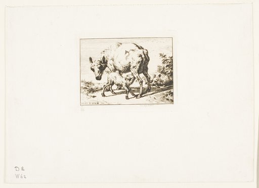 The Ewe with Two Lambs