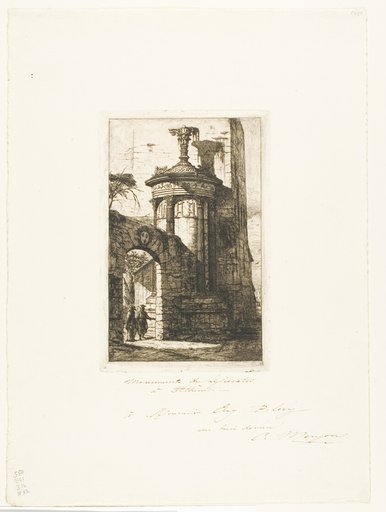 Entrance to the French Capuchin Monastery in Athens