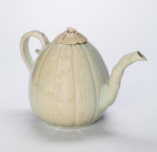 Ewer in the Form of a Melon with Bamboo Spout