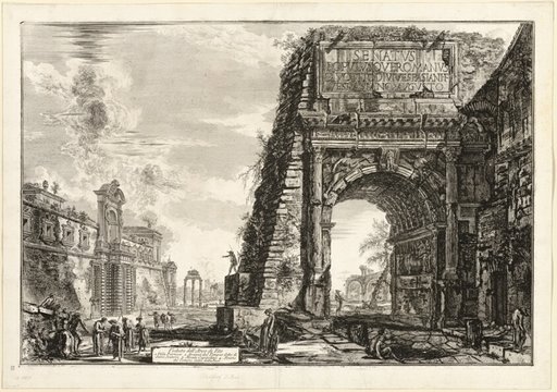 View of the Arch of Titus, from Views of Rome