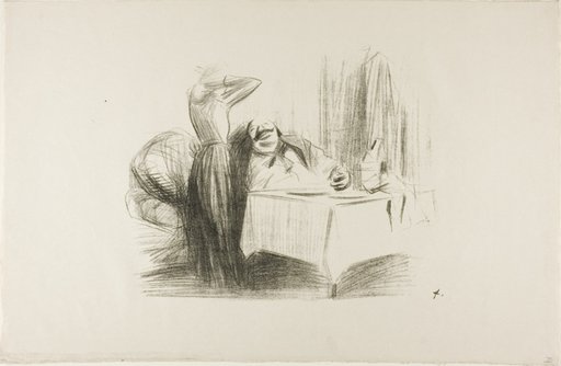Private Dining Room Scene (horizontal plate)