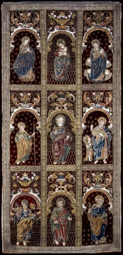 Panel (Made of Reassembled Fragments from Orphrey Bands)