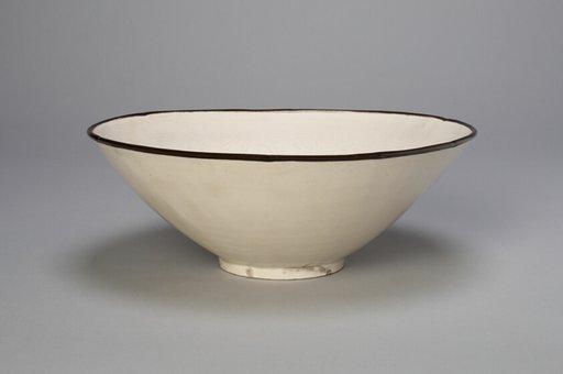 Bowl with Boys Playing amid Peony Blossoms