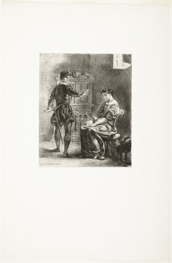 Hamlet and Ophelia