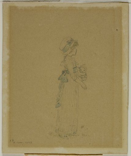 Girl with Cat