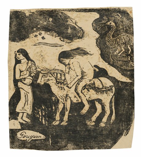 The Rape of Europa, from the Suite of Late Wood-Block Prints