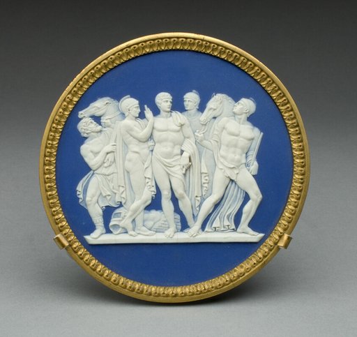 Plaque with Arming of Achilles