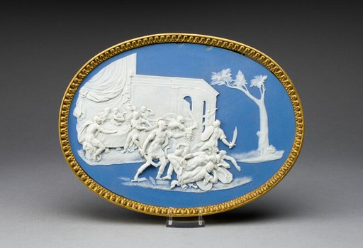 Plaque with Marriage Feast of Perseus and Andromeda
