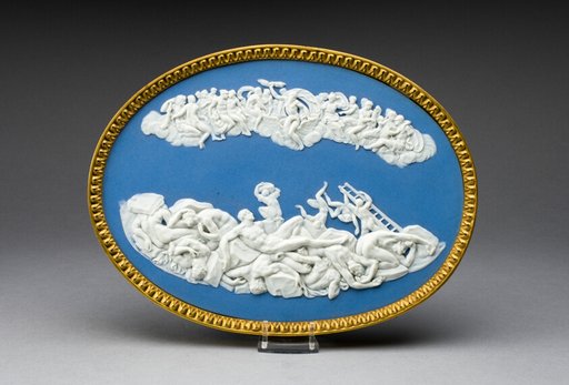 Plaque with Jupiter Battling Titans