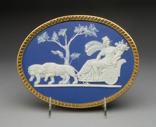 Plaque with Triumph of Cybele