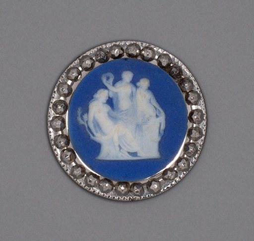 Button with Sacrifice to Hygieia