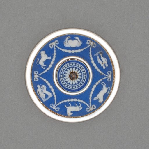 Button with Signs of the Zodiac