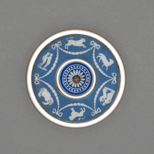 Button with Signs of the Zodiac