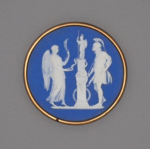 Medallion with Warrior and Priestess