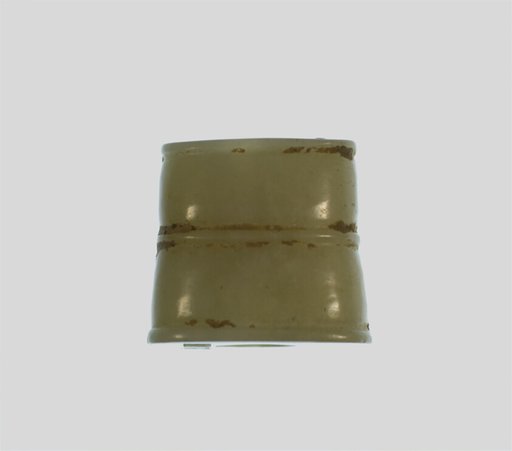 Bead, flattened cylinder