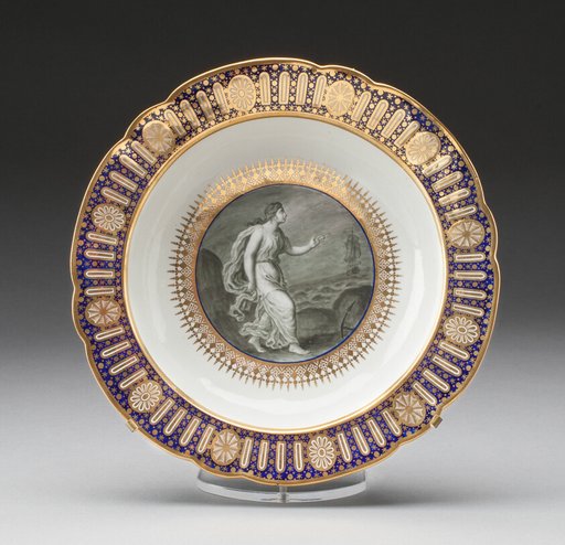 Soup Plate from the "Hope Service" Made for the Duke of Clarence