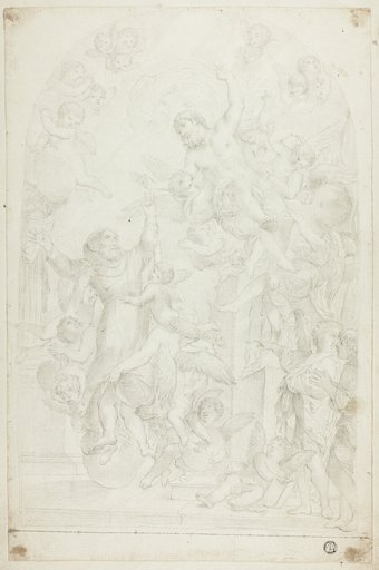 Christ Appearing to Monastic Saint in Ecstasy