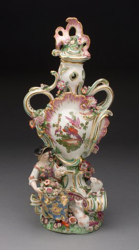 Potpourri Vase with Shepherdess
