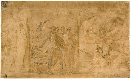 Study for Perseus Liberating Andromeda