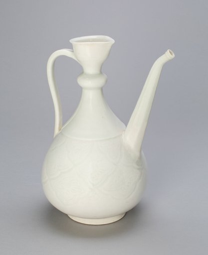 Ewer with Incised Floral Decoration