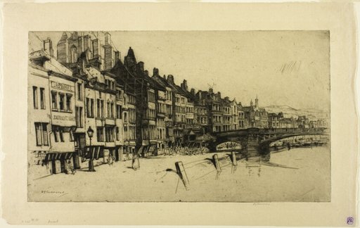 Dinant, plate nine from the Belgian Set