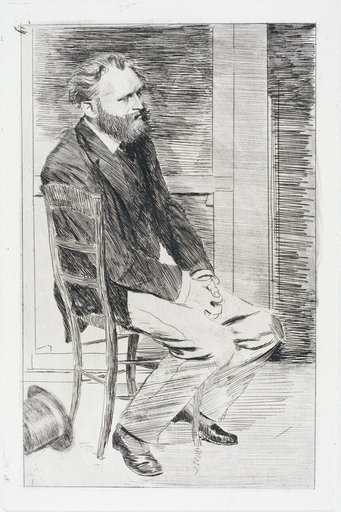 Manet Seated, Turned to the Right