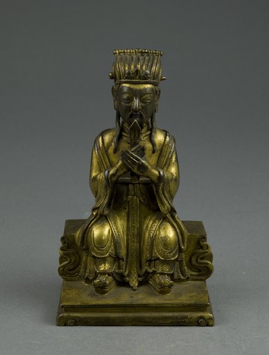 Seated Figure of Daoist Deity