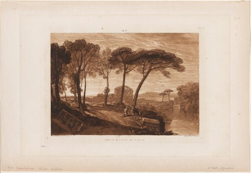 The Temple of Minerva Medica, plate 23 from Liber Studiorum