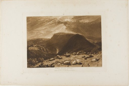 Hind Head Hill, plate 25 from Liber Studiorum
