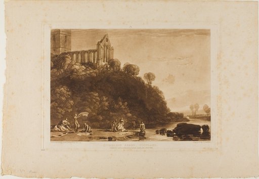 Dumblain Abbey, plate 56 from Liber Studiorum