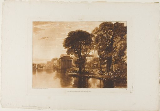 Isleworth, plate 63 from Liber Studiorum