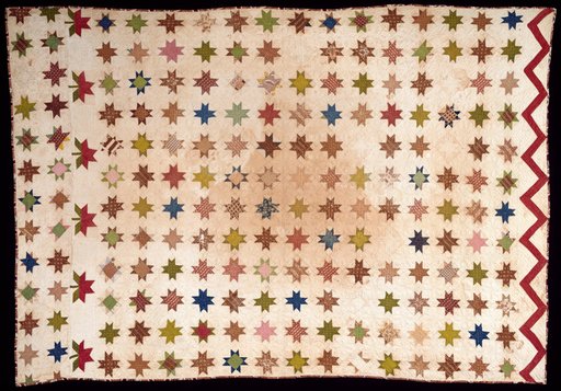 Bedcover (Feathered Edge Star Quilt)
