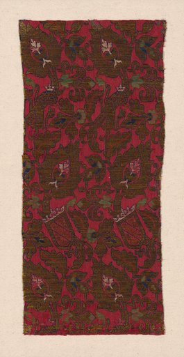 Textile Fragment with the Nasrid Coat of Arms