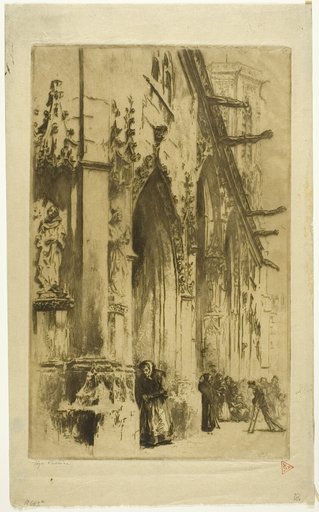 Entrance to Saint-Germain-l'Auxerrois, Paris