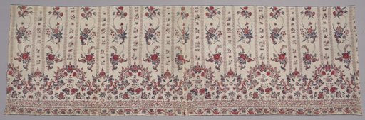 Panel of Chintz for a Woman's Skirt