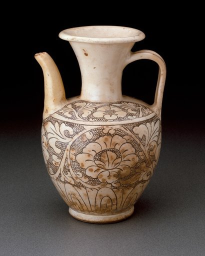 Ewer with Peony Scroll