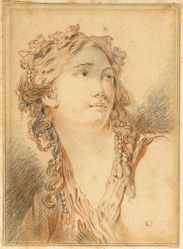 Head of Bacchante