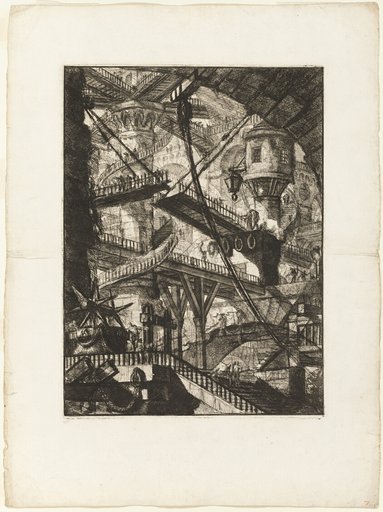 The Drawbridge, plate 7 from Imaginary Prisons