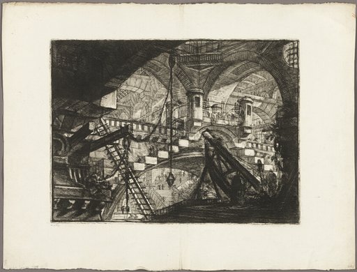 The Arch with a Shell Ornament, plate 11 from Imaginary Prisons