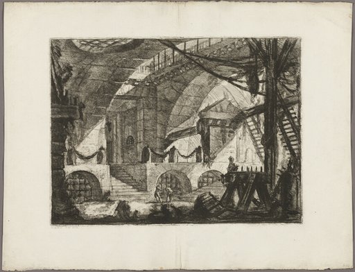 The Sawhorse, plate 12 from Imaginary Prisons