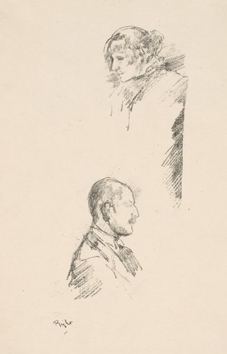 Sketches of Miss Philip and Mr. A. Studd